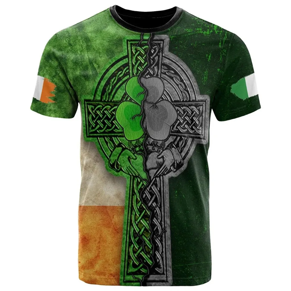Street Fashion Plus Size - Summer Men's Irish St. Patrick's Day