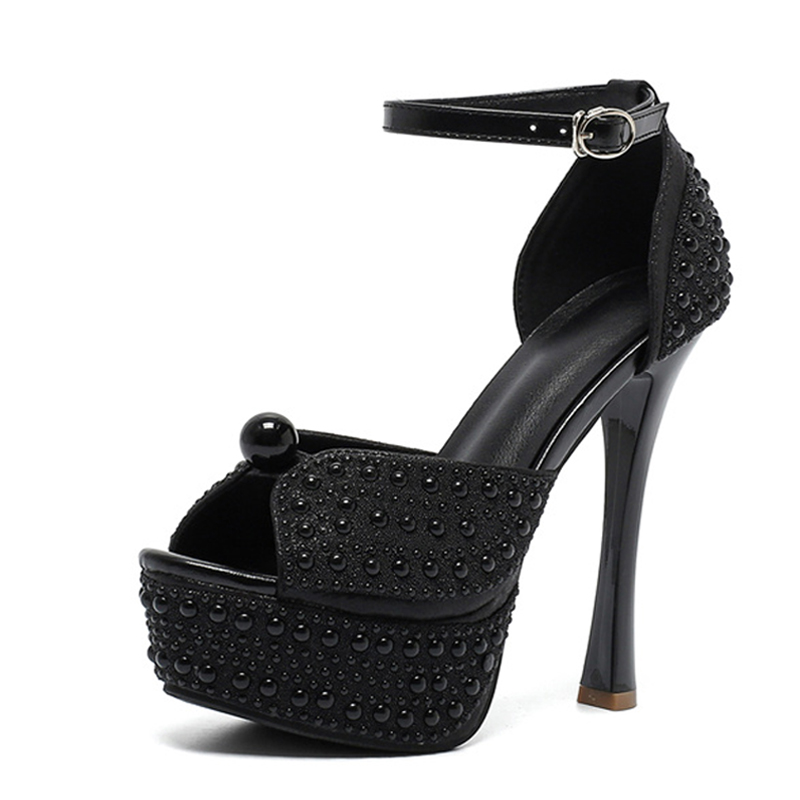 Street Fashion Shoes - Liyke 2026 Summer Fashion Pearl Platform