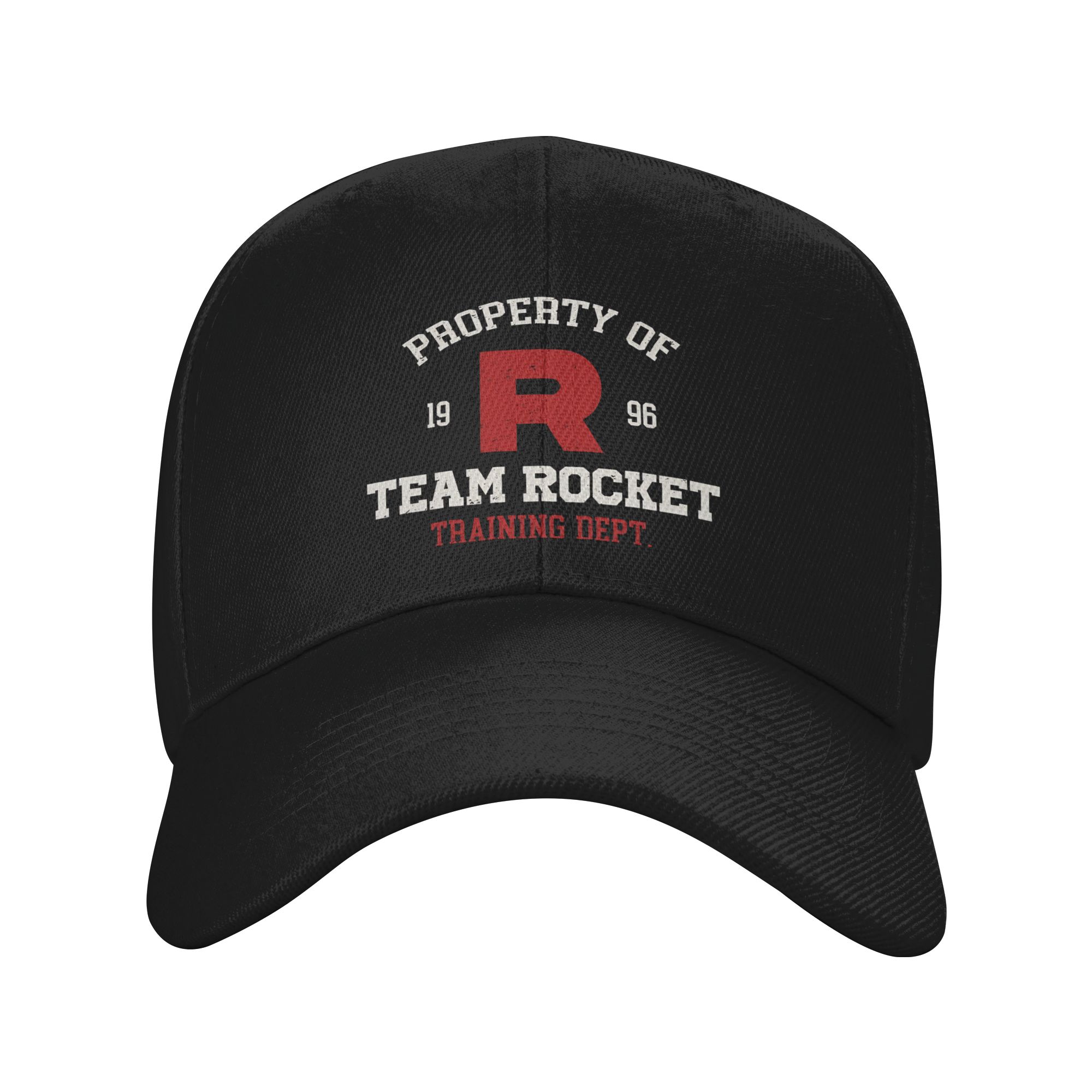 Baseball Cap Fitted - team rocket logo letter R POKEMONED