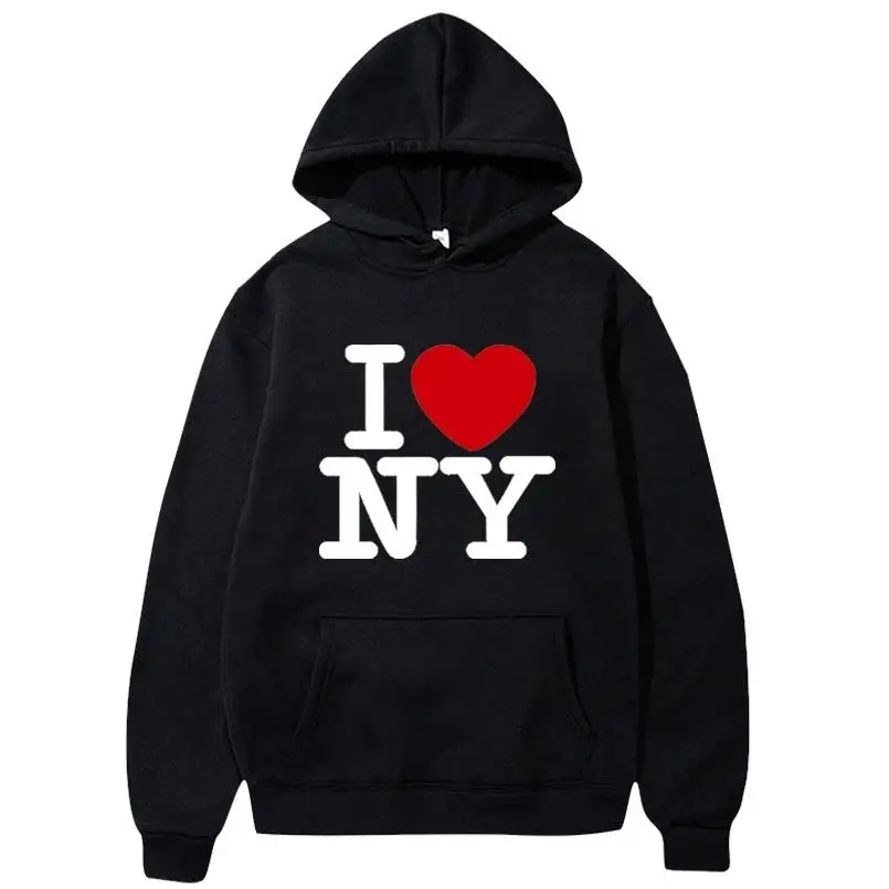 I Love New York Pritned Hoodie - Street Fashion Of New York บทวิจารณ์และราคา