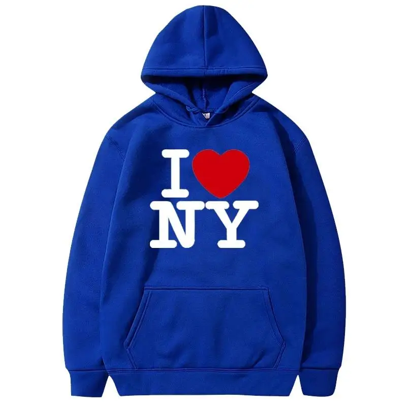 I Love New York Pritned Hoodie - Street Fashion Of New York บทวิจารณ์และราคา