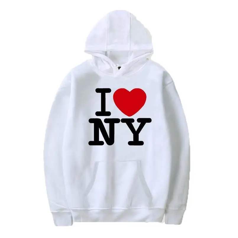 I Love New York Pritned Hoodie - Street Fashion Of New York บทวิจารณ์และราคา