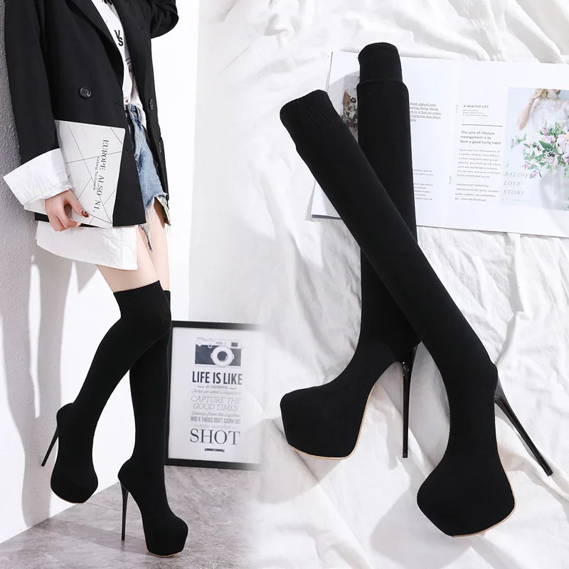 New Fashion High Heel 16cm Ove - Street Fashion Lady บทวิจารณ์และราคา