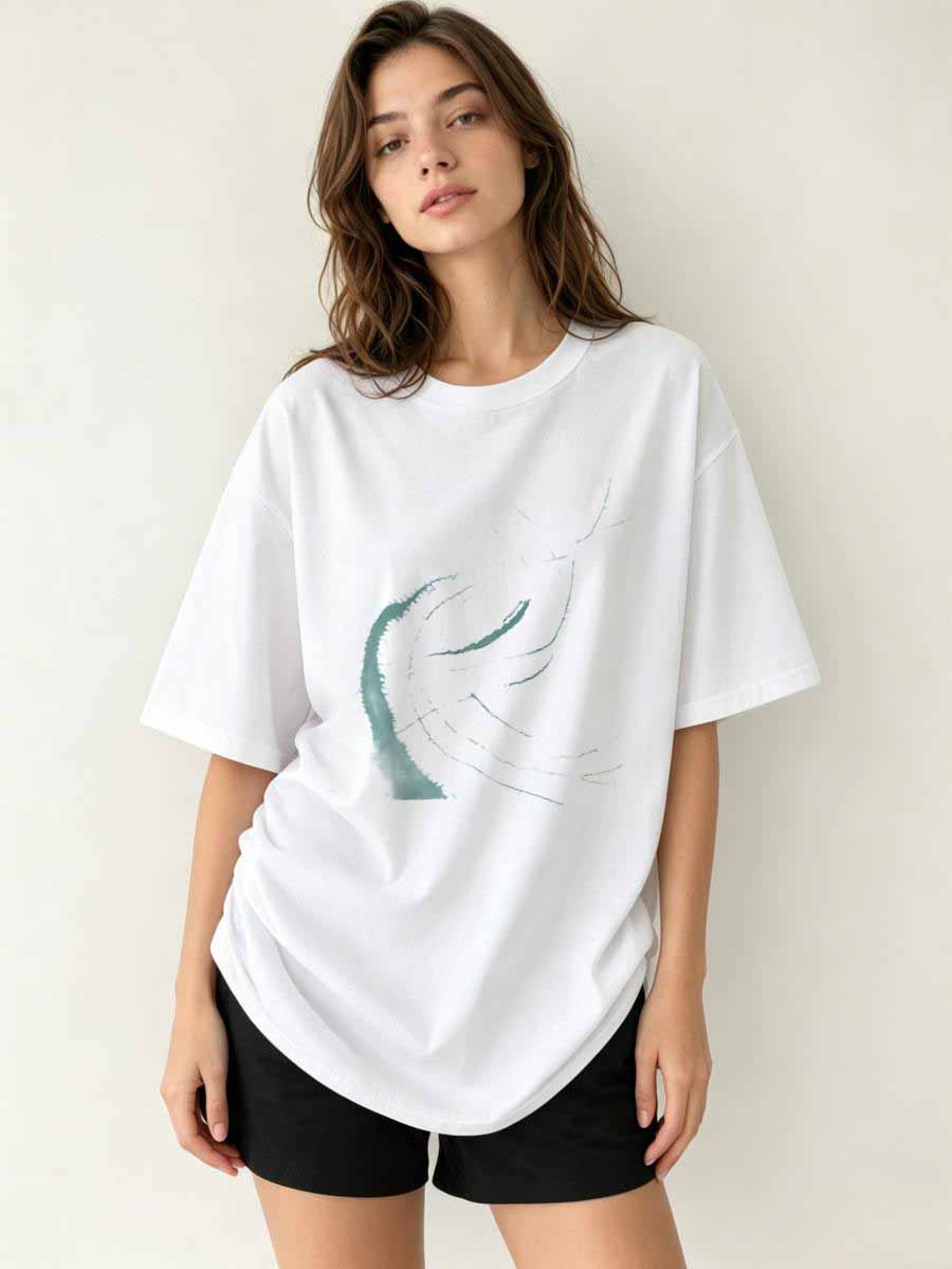 T-Shirts Street Shot Women Cot - Urban Street Fashion Photography บทวิจารณ์และราคา