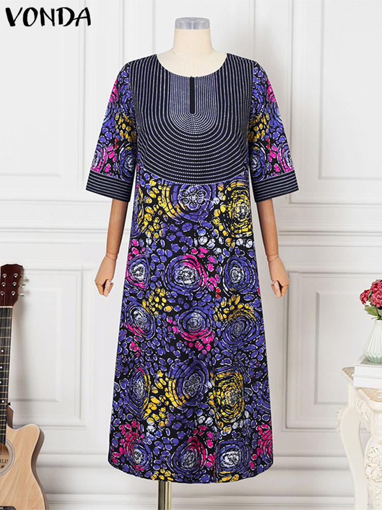 Plus Size Women Long Dress 202 - Street Fashion Plus Size บทวิจารณ์และราคา