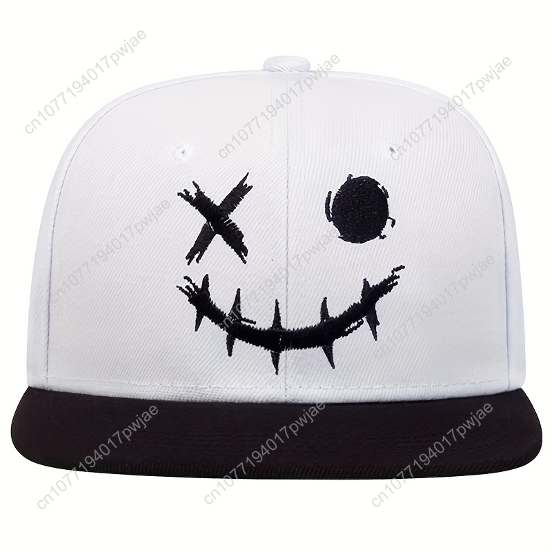 Men's Smile Face Hip Hop  - Baseball Cap Fitted บทวิจารณ์และราคา
