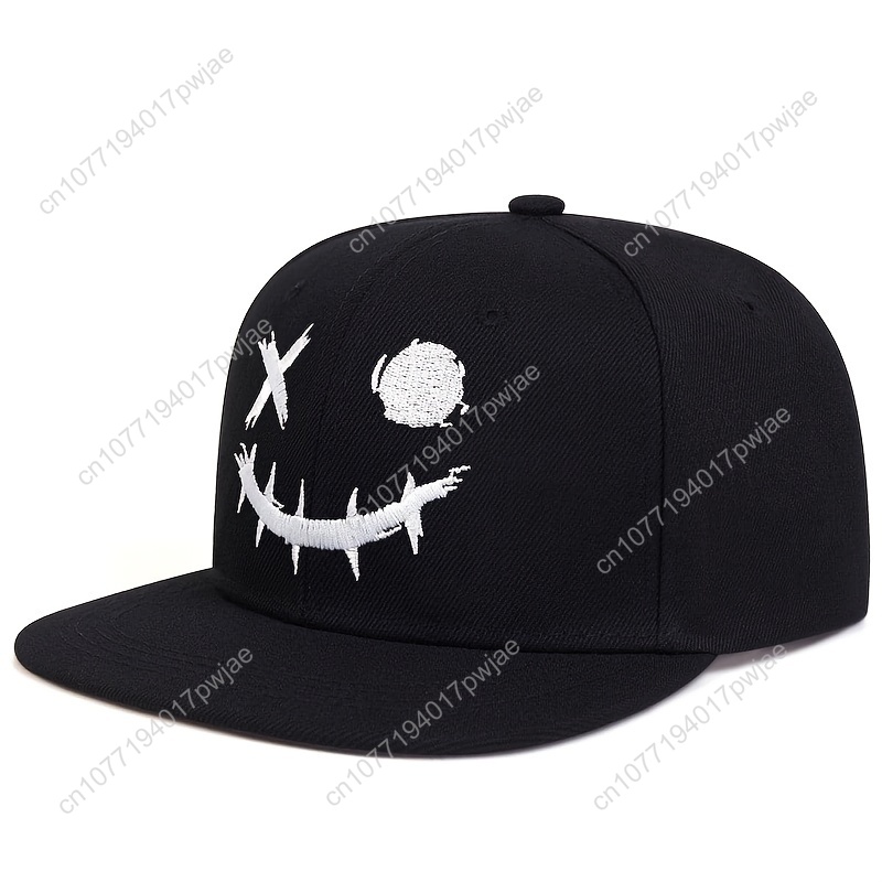 Men's Smile Face Hip Hop  - Baseball Cap Fitted บทวิจารณ์และราคา