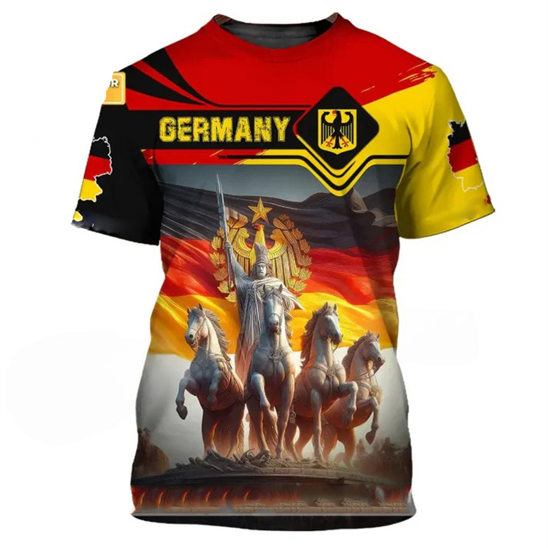Germany Flag National Emblem T - Street Fashion Germany บทวิจารณ์และราคา