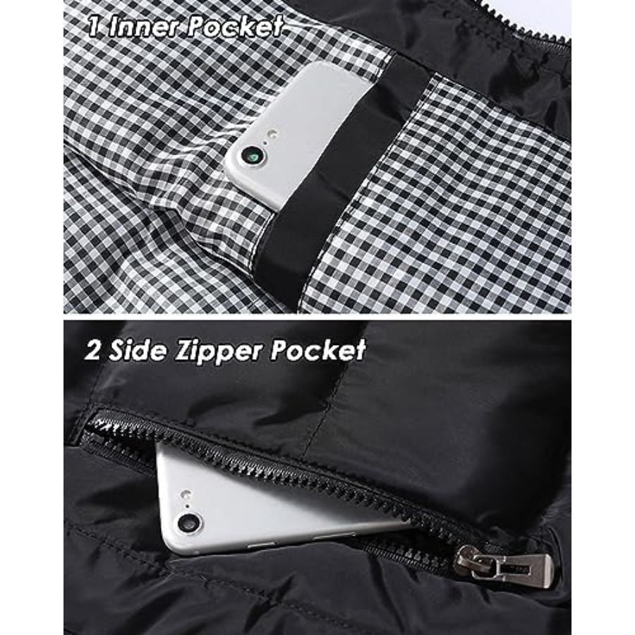 XinYangNi Mens Puffer Vest Qui - Puffer Vest Padded บทวิจารณ์และราคา