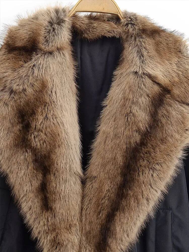 Women Fashion Faux Fur Collare - Street Fashion Taiwan บทวิจารณ์และราคา