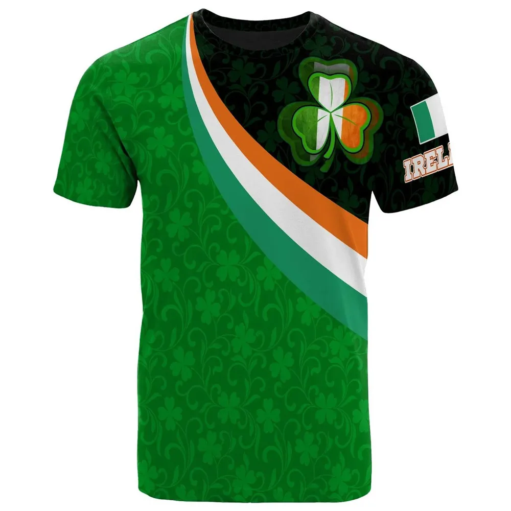 Summer Men's Irish St. Patrick - Street Fashion Plus Size บทวิจารณ์และราคา
