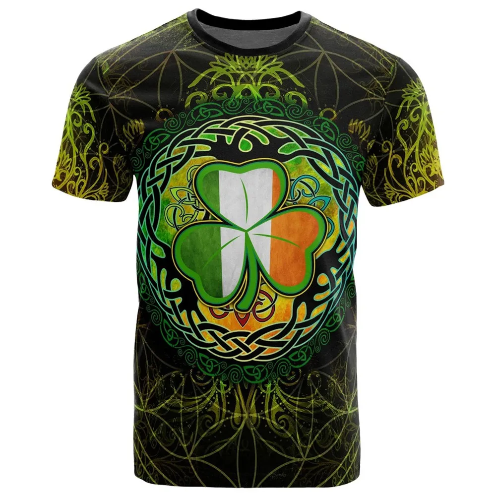Summer Men's Irish St. Patrick - Street Fashion Plus Size บทวิจารณ์และราคา