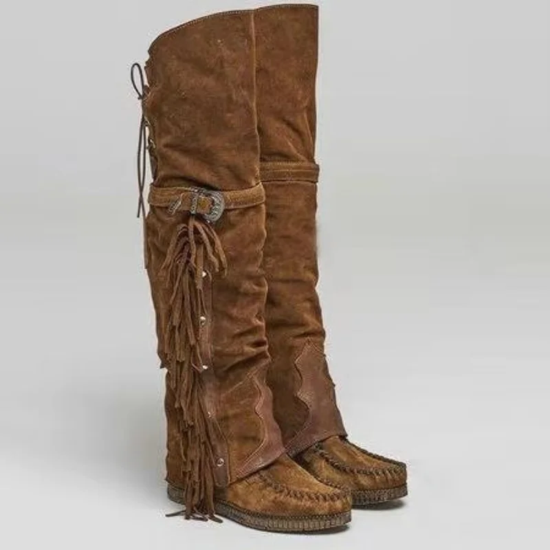 Fashion Bohemia Knee-length Wo - Girl Fashion Street บทวิจารณ์และราคา