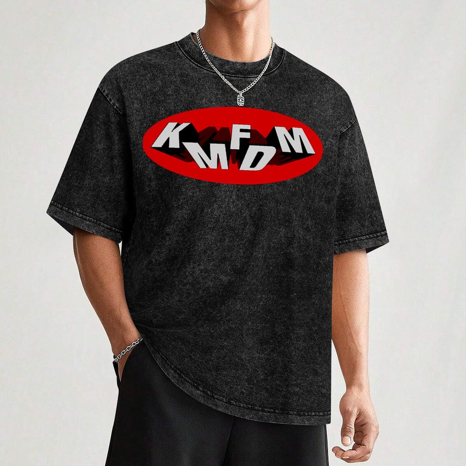 Kmfdm Rock Band Germany T-Shir - Street Fashion Germany บทวิจารณ์และราคา
