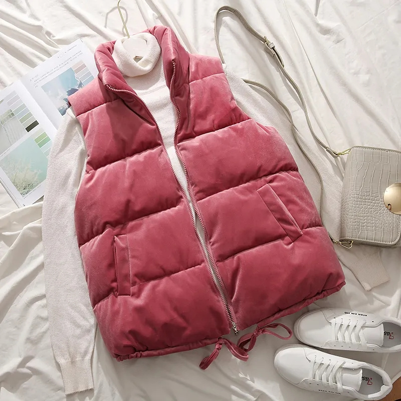 2023 New Vest Women Winter Pad - Puffer Vest Padded บทวิจารณ์และราคา