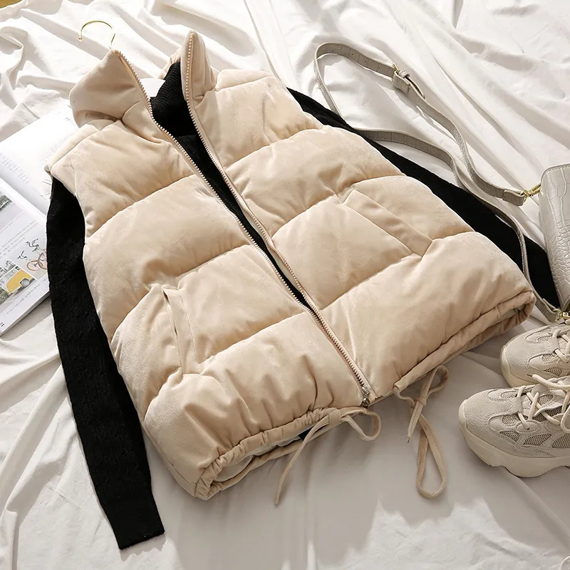 2023 New Vest Women Winter Pad - Puffer Vest Padded บทวิจารณ์และราคา