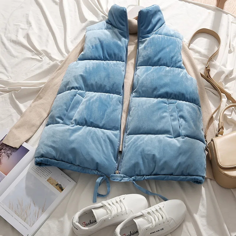 2023 New Vest Women Winter Pad - Puffer Vest Padded บทวิจารณ์และราคา