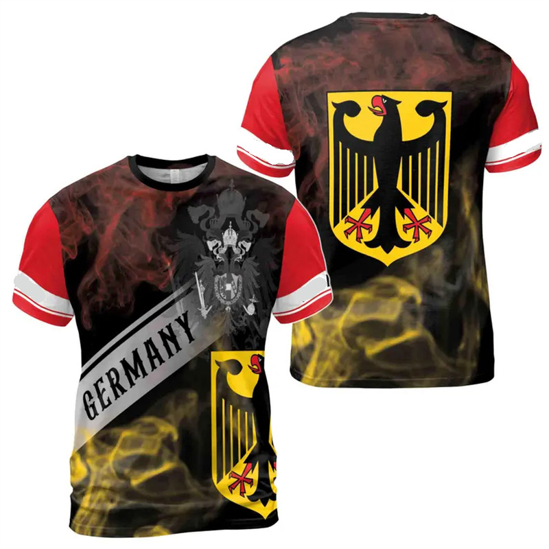 Fashion New Germany Flag Men T - Street Fashion Germany บทวิจารณ์และราคา