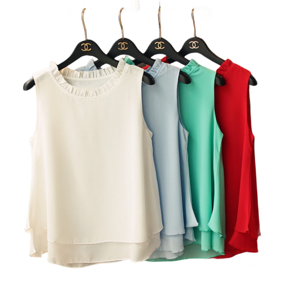 White Chiffon Blouse for Offic - Street Fashion Plus Size บทวิจารณ์และราคา