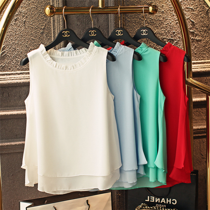 White Chiffon Blouse for Offic - Street Fashion Plus Size บทวิจารณ์และราคา