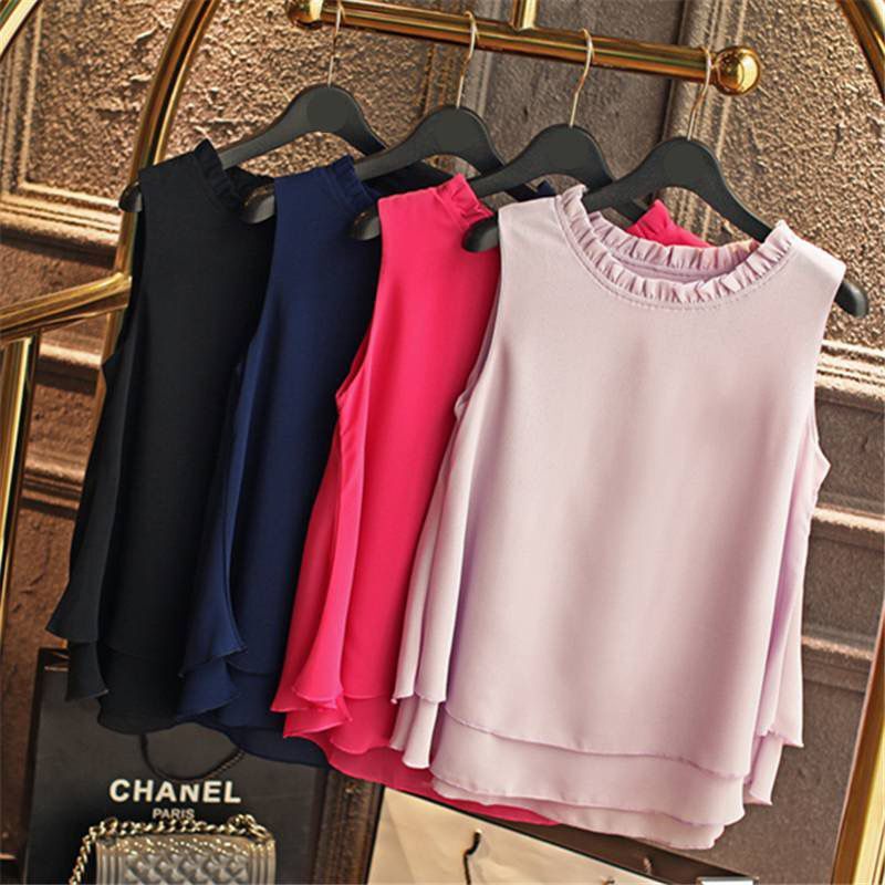 White Chiffon Blouse for Offic - Street Fashion Plus Size บทวิจารณ์และราคา