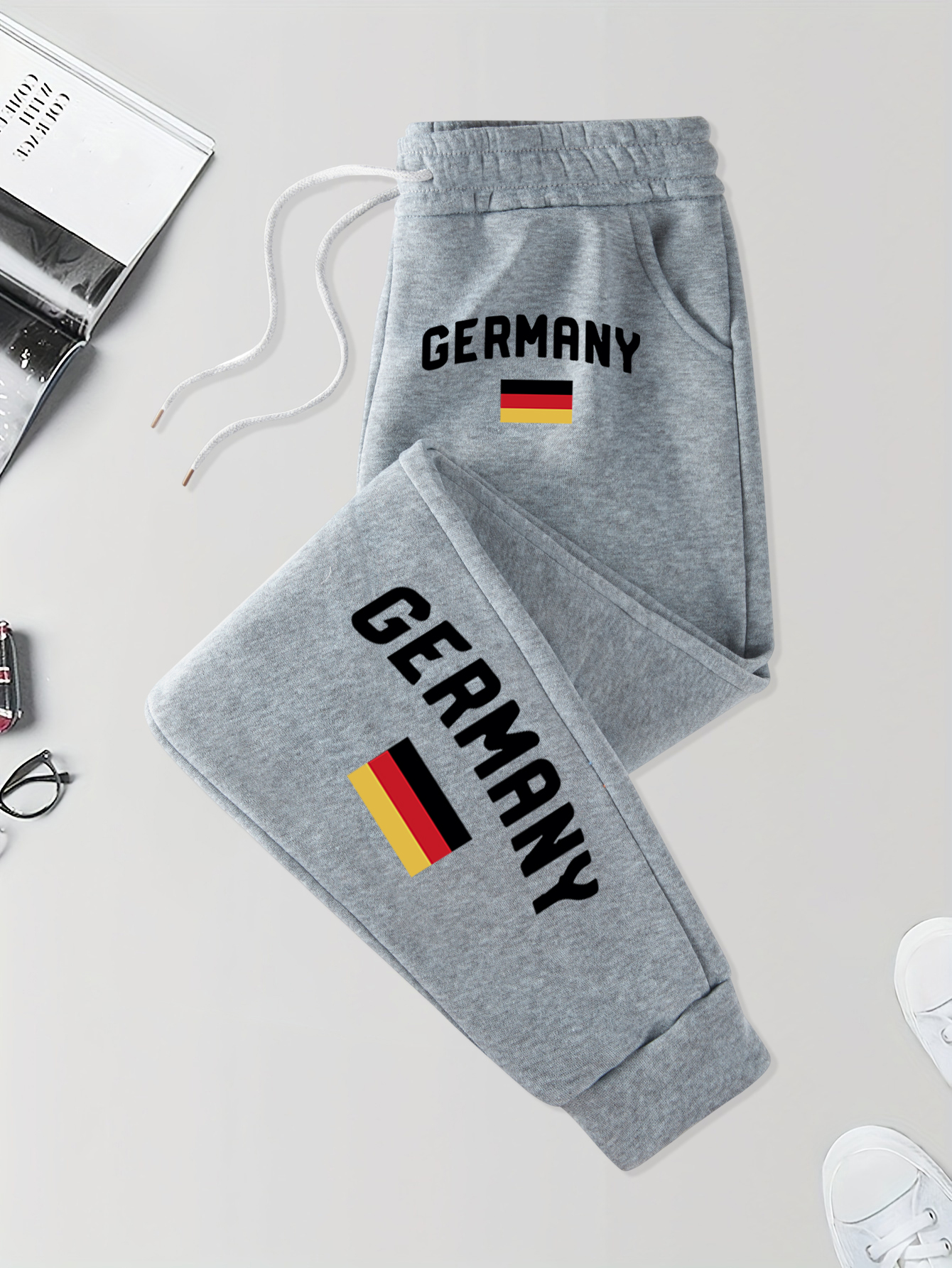 Germany Letter And Flag Patter - Street Fashion Germany บทวิจารณ์และราคา