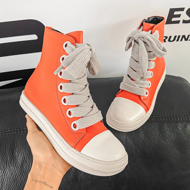 Original Pink Men High-top Sne - Street Fashion Rome บทวิจารณ์และราคา