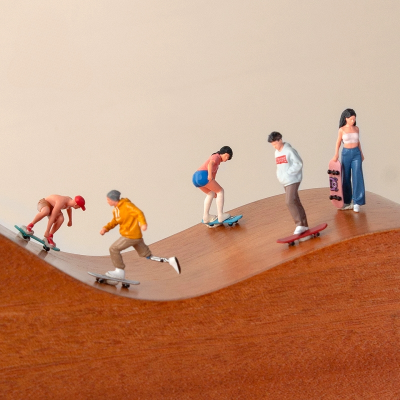 1/64 Resin Painted 3D Printing - Street Fashion Guys บทวิจารณ์และราคา