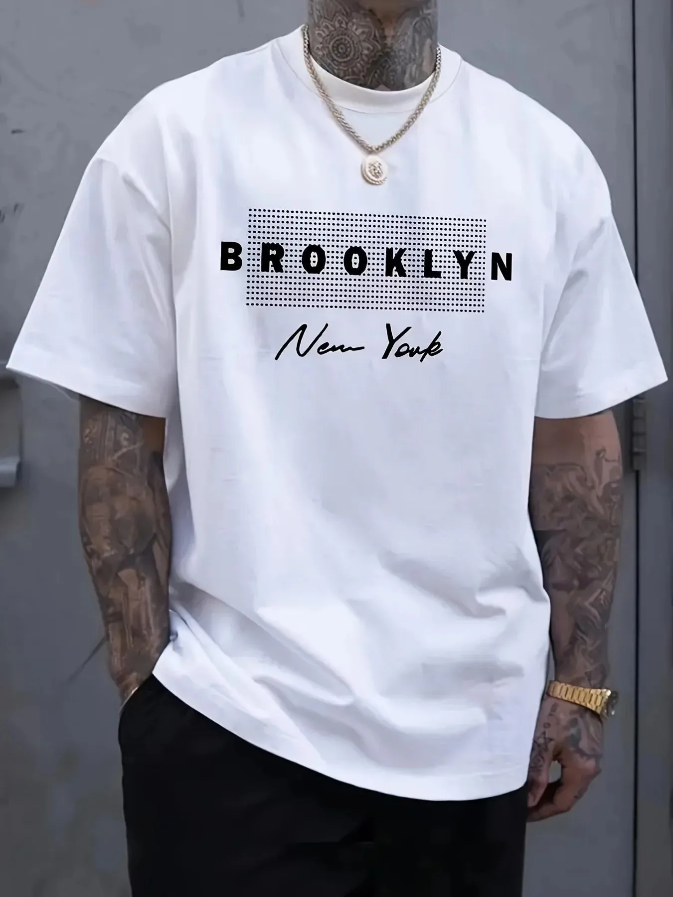 Men's New York Letter Printed  - Street Fashion Of New York บทวิจารณ์และราคา