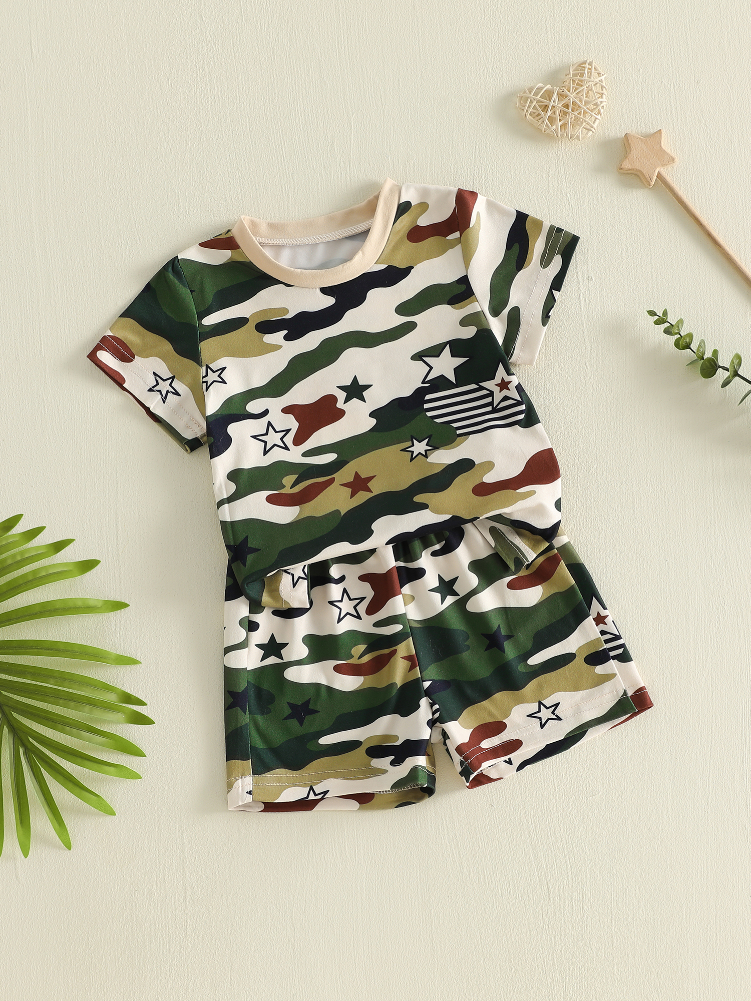 Adorable Infant Boys Stylish C - Camo Pattern Set บทวิจารณ์และราคา