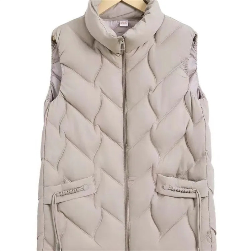Winter Middle Aged Mom Cotton  - Puffer Vest Padded บทวิจารณ์และราคา