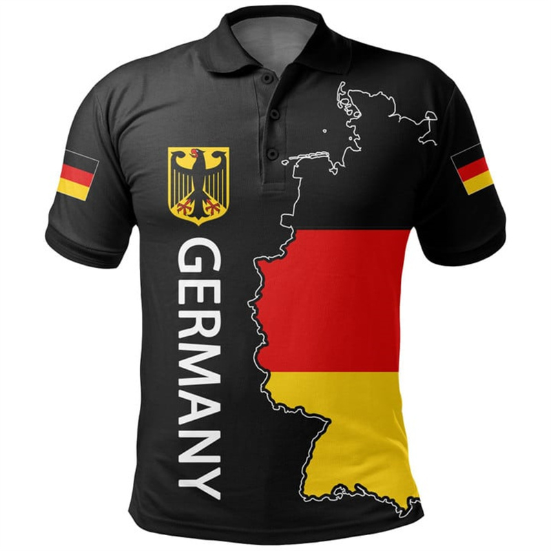 German Coat Of Arms Polo Shirt - Street Fashion Germany บทวิจารณ์และราคา