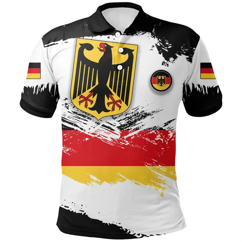 German Coat Of Arms Polo Shirt - Street Fashion Germany บทวิจารณ์และราคา