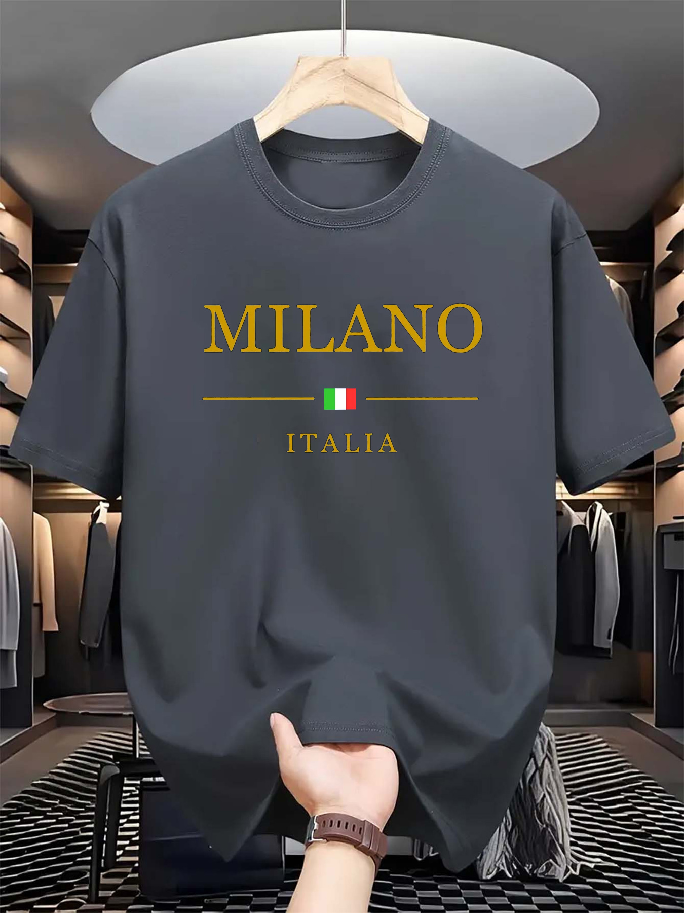 Men's summer 3d printed T-shir - Street Fashion Of Milan บทวิจารณ์และราคา