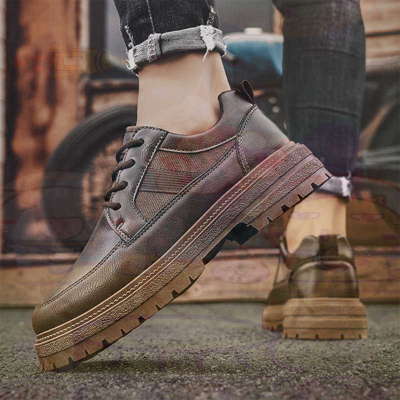 Dark Natural Leather Fashion T - Street Fashion Asian บทวิจารณ์และราคา