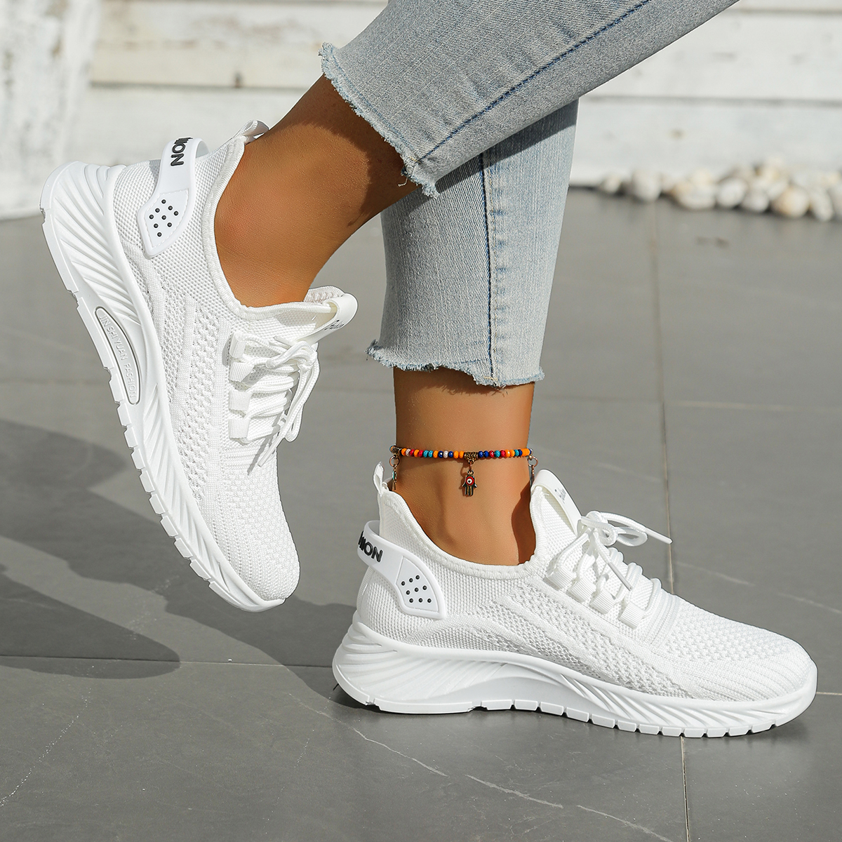 Women shoes casual sneaker fal - Street Fashion Ladies บทวิจารณ์และราคา