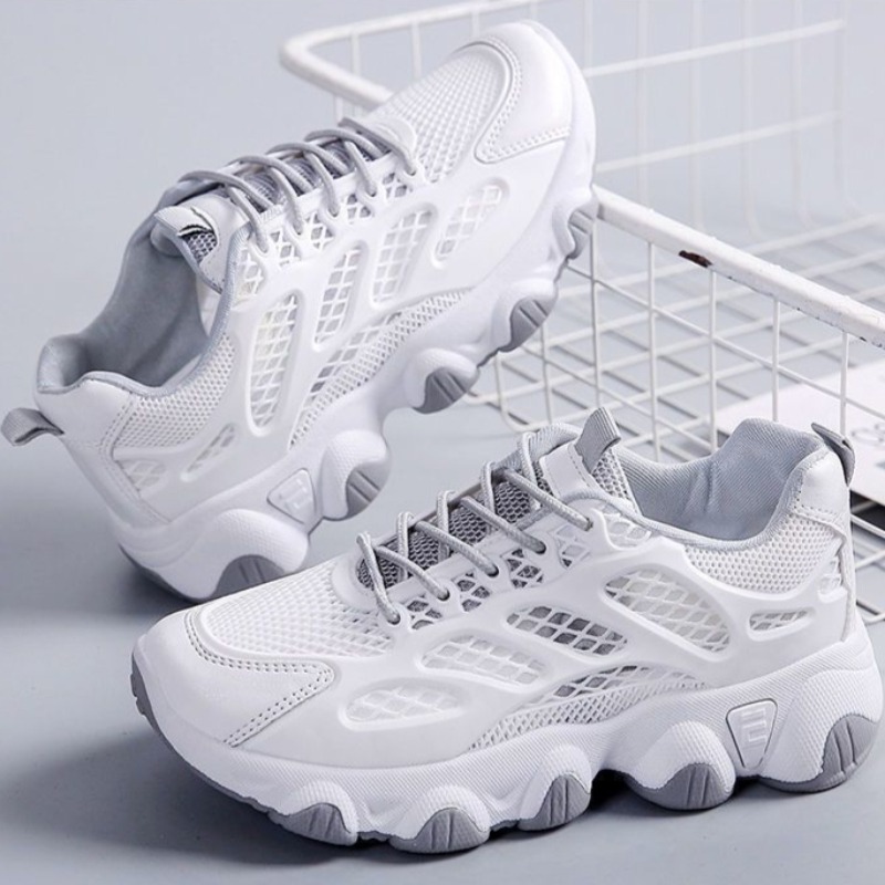 Breathable Mesh Chunky Sneaker - Street Fashion Ladies บทวิจารณ์และราคา
