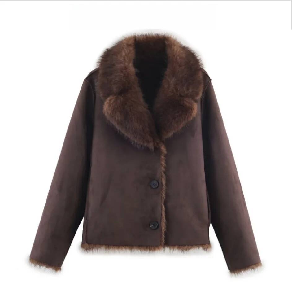 Double-Sided Artificial Fur Ef - Street Fashion Taiwan บทวิจารณ์และราคา
