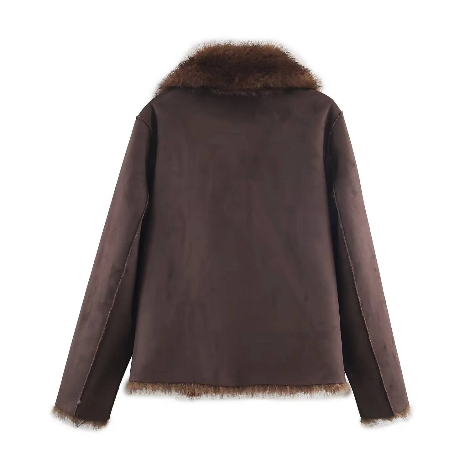 Double-Sided Artificial Fur Ef - Street Fashion Taiwan บทวิจารณ์และราคา