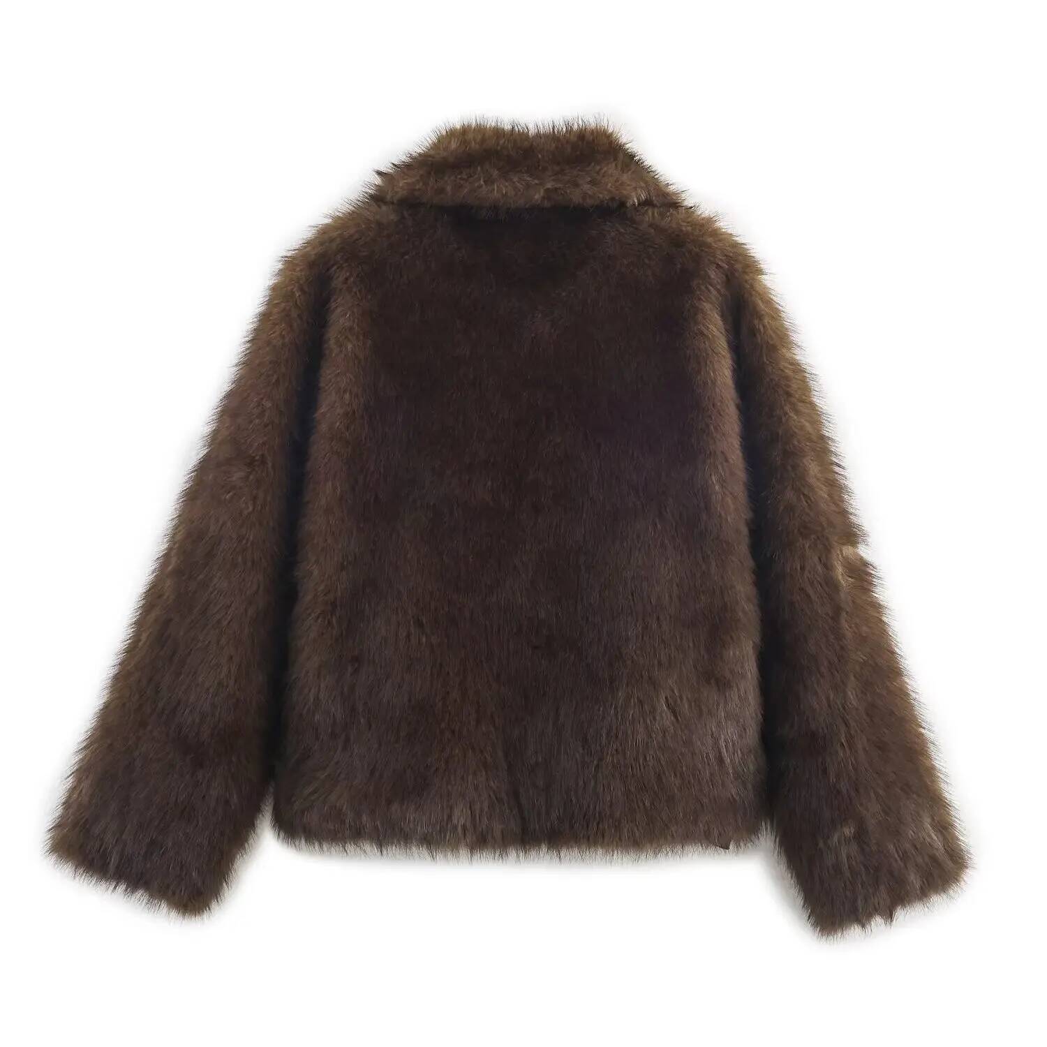 Double-Sided Artificial Fur Ef - Street Fashion Taiwan บทวิจารณ์และราคา