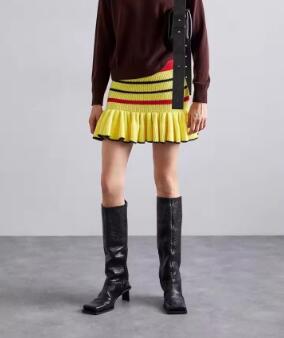 Retro Women Black Leather Squa - Street Fashion Style Youtube บทวิจารณ์และราคา