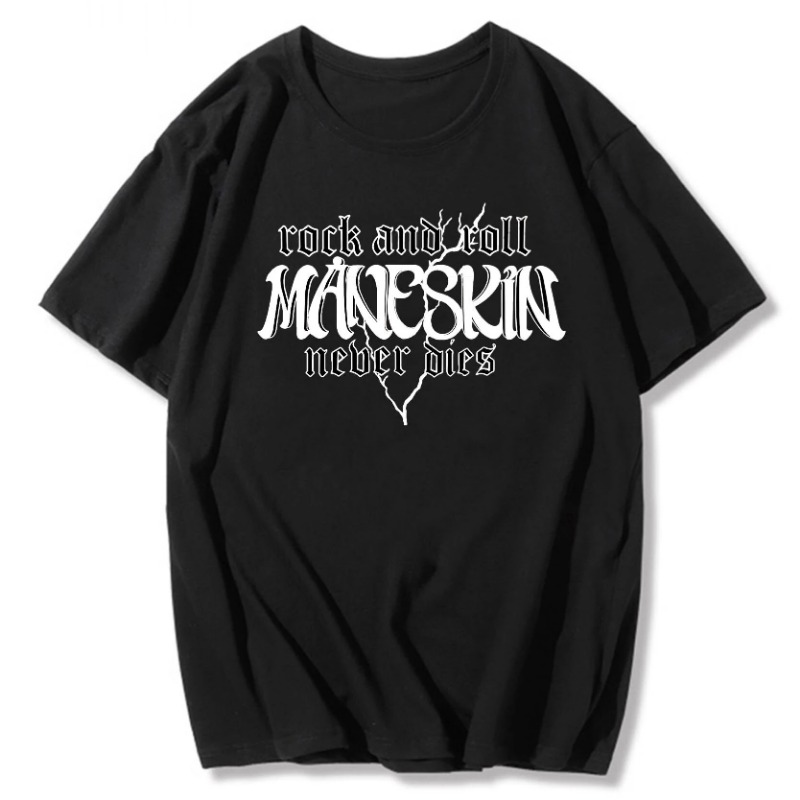 Oversized T Shirt Graphic Mane - Street Fashion Asian บทวิจารณ์และราคา