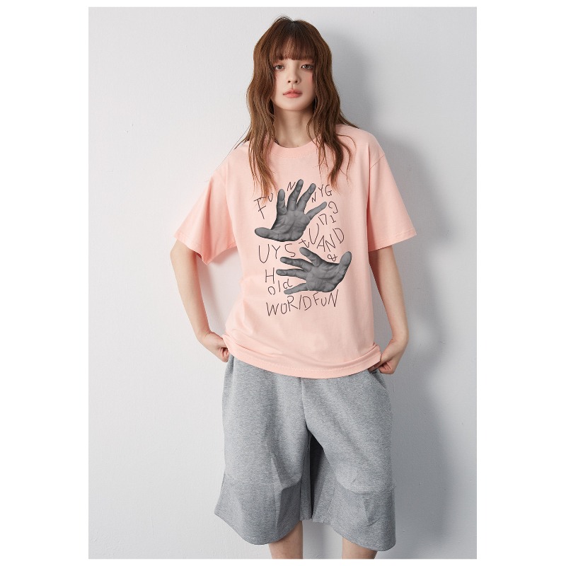 FUNNY GUY American Retro T-shi - Street Fashion Guys บทวิจารณ์และราคา