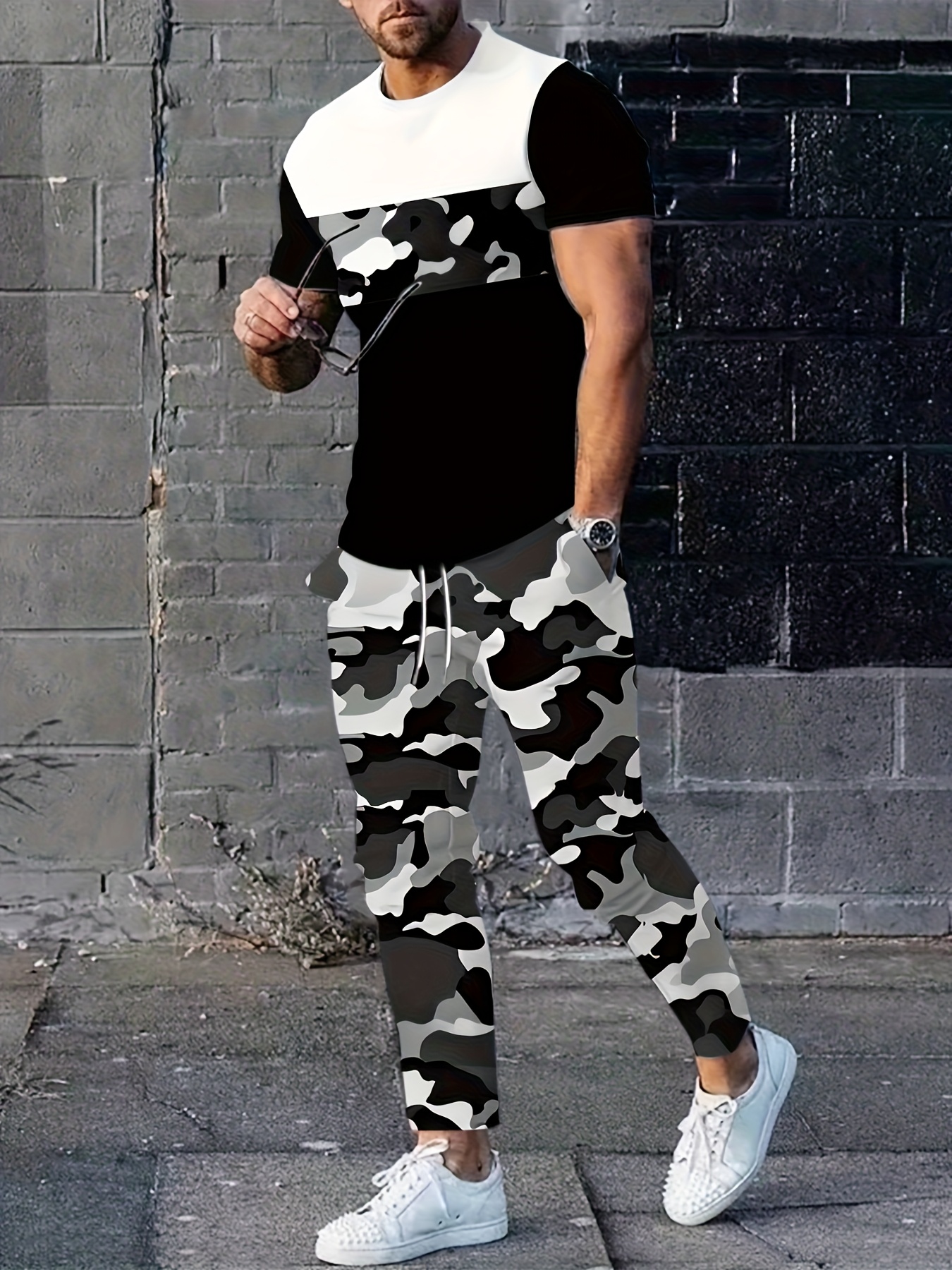 2026 Summer New Men's Short-Sl - Camo Pattern Set บทวิจารณ์และราคา