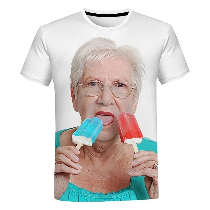 Summer Fun New Grandma Pattern - Street Fashion Plus Size บทวิจารณ์และราคา