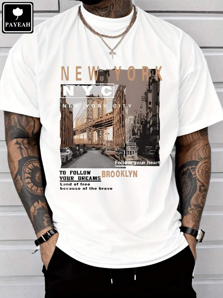PAYEAH Men's Casual Cotton Str - Street Fashion Of New York บทวิจารณ์และราคา