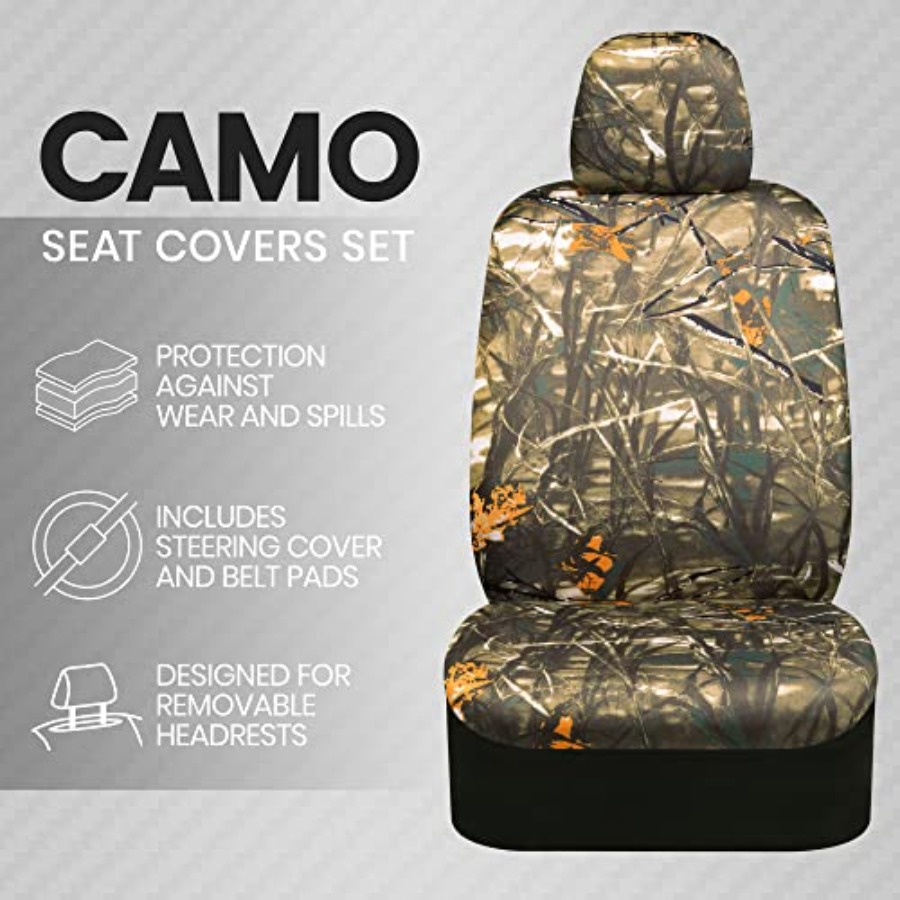 Hunter Camo Car Seat Covers Fu - Camo Pattern Set บทวิจารณ์และราคา