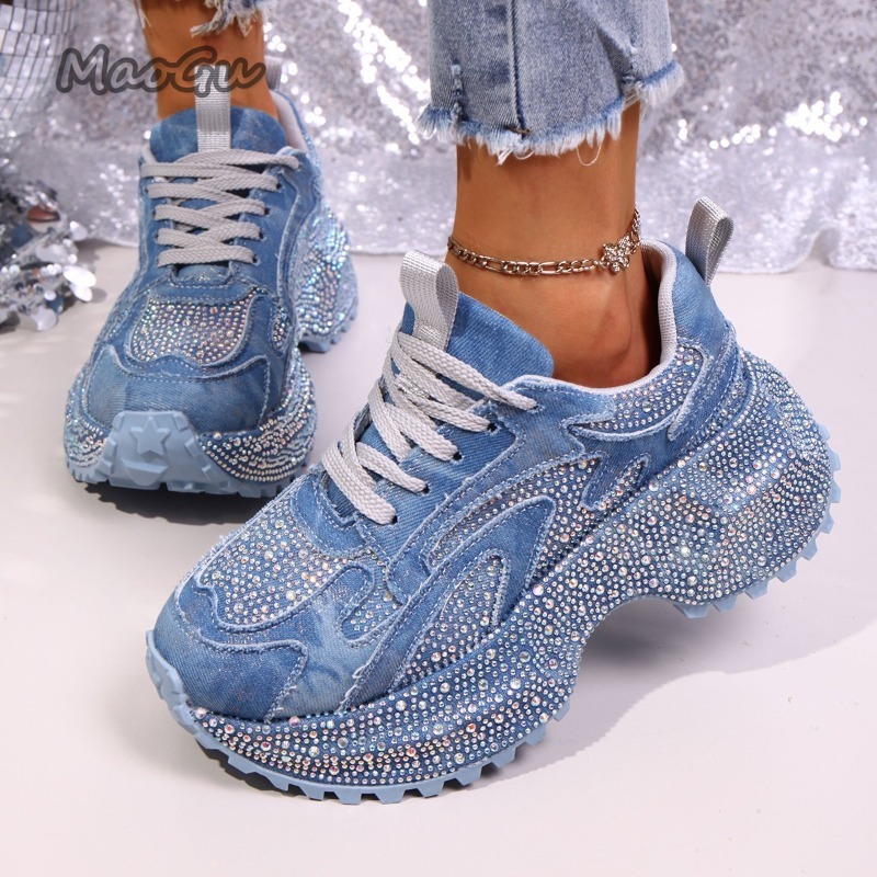 Fashion Rhinestone Women's Chu - Street Fashion Ladies บทวิจารณ์และราคา