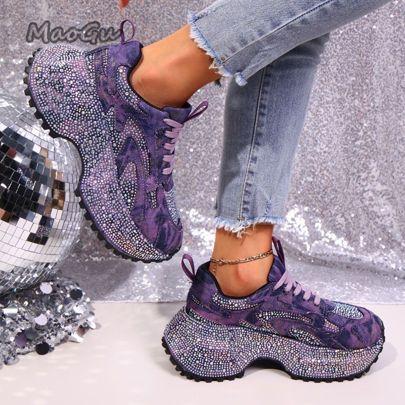 Fashion Rhinestone Women's Chu - Street Fashion Ladies บทวิจารณ์และราคา