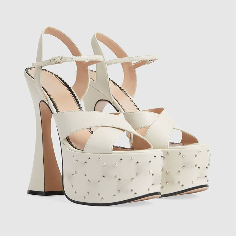 Fashionable White Black Buckle - Street Fashion Shoes บทวิจารณ์และราคา